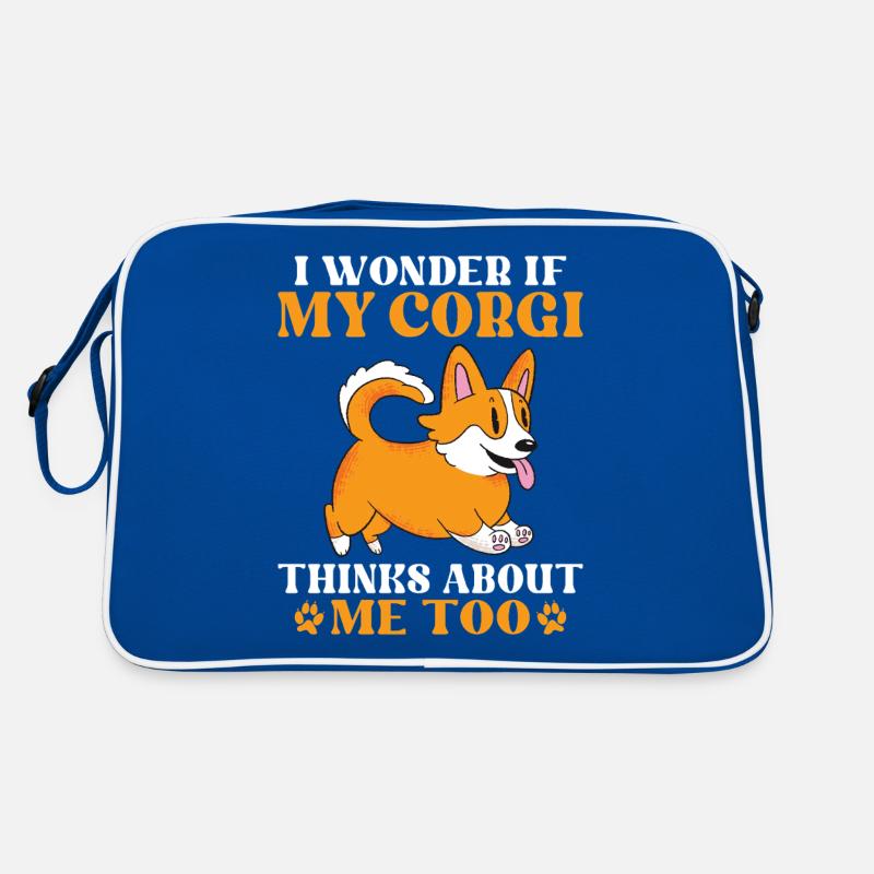 Corgi Gifts for Corgi Lovers Retro Tasche