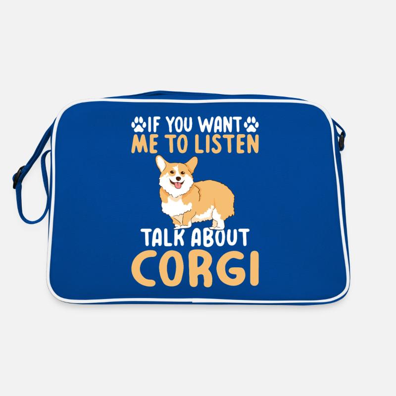 Corgi Gifts for Corgi Lovers Retro Tasche