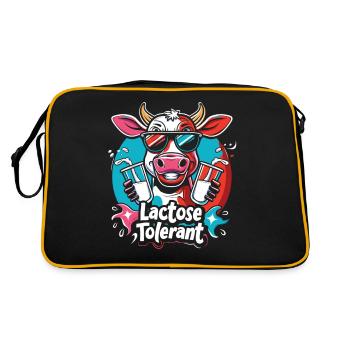 Tolérant au lactose - Sac Retro - noir/or - Dos