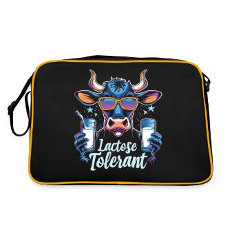 Tolérant au lactose - Sac Retro - noir/or - Dos