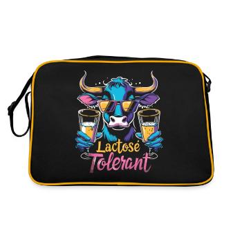 Tolérant au lactose - Sac Retro - noir/or - Dos