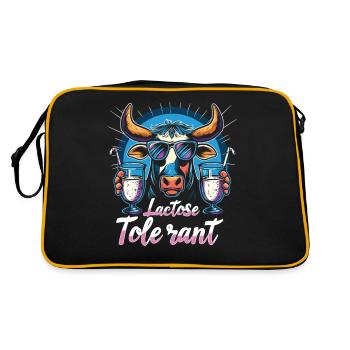 Tolérant au lactose - Sac Retro - noir/or - Dos