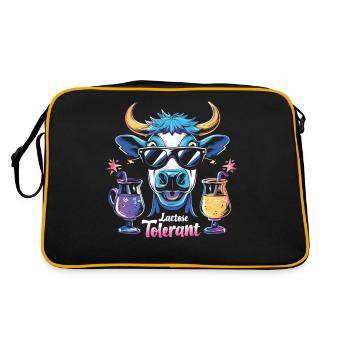 Tolérant au lactose - Sac Retro - noir/or - Dos