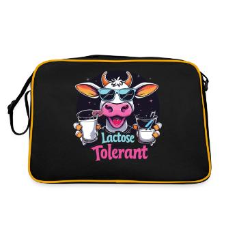 Tolérant au lactose - Sac Retro - noir/or - Dos