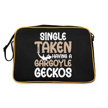 Single Taken With Gargoyle Geckos - Retro Bag - black/gold - Back