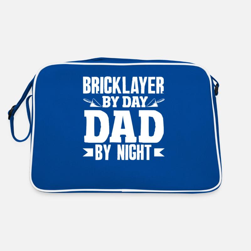 Bricklayer by day Father by night Retro Bag