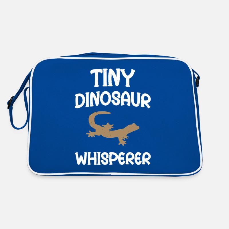 Winziges Dinosaurier Whisperer Retro Tasche