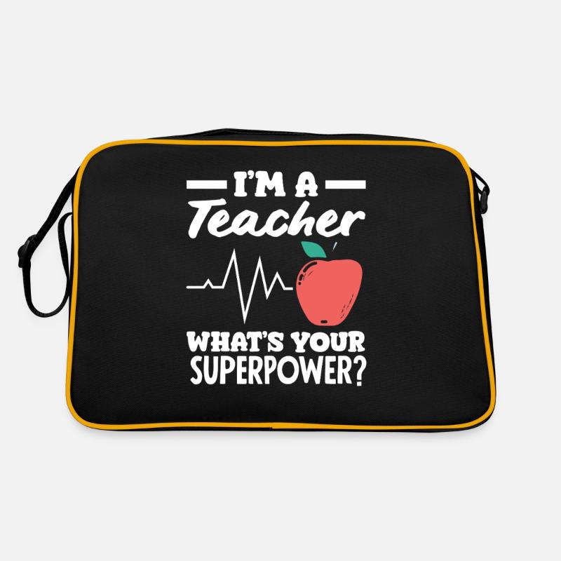 Enseignant de l’école primaire Je suis enseignant Quel est votre Sac Retro