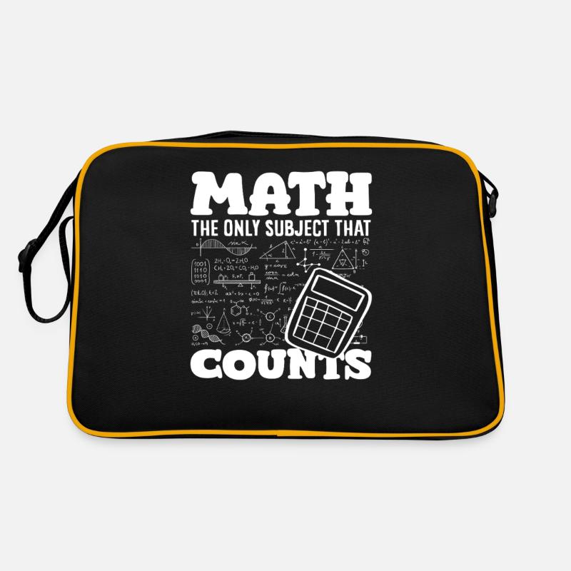 Cadeau de mathématiques pour professeur de mathématiques Sac Retro
