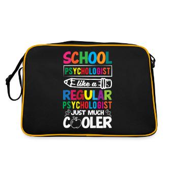 Psychologie Conseillère Psychologique Scolaire - Sac Retro - noir/or - Dos