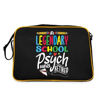 Psychologie Conseillère Psychologique Scolaire - Sac Retro - noir/or - Dos