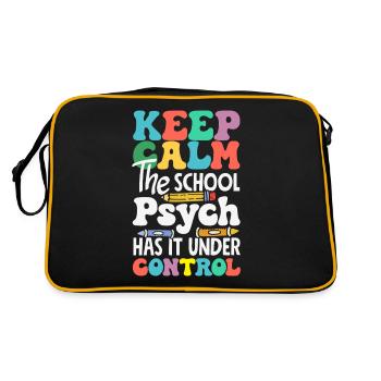 Psychologie Conseillère Psychologique Scolaire - Sac Retro - noir/or - Dos