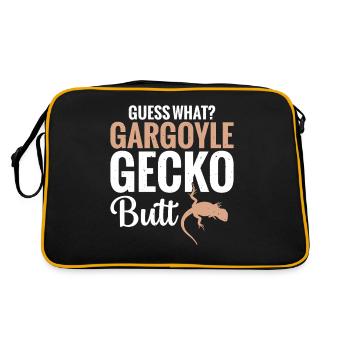 Guess what? Gargoyle Gecko Butt - Retro Bag - black/gold - Back