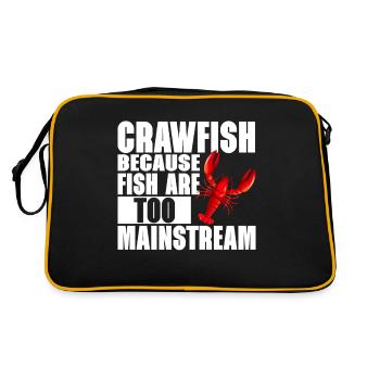 Crawfish Gifts - Retro Bag - black/gold - Back