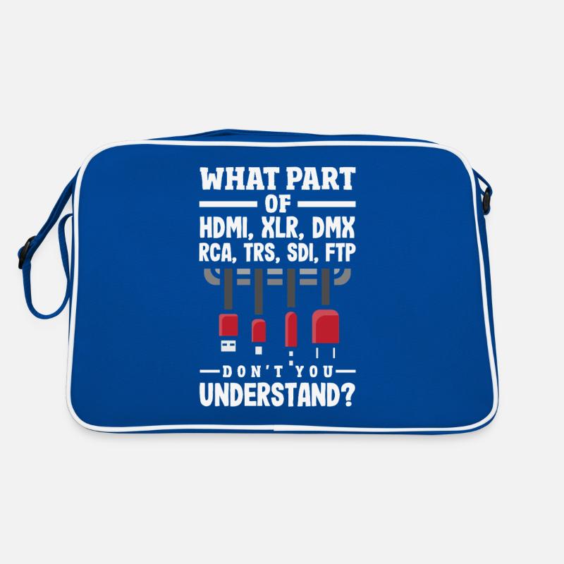 Drôle de technicien audiovisuel AV Tec Sac Retro