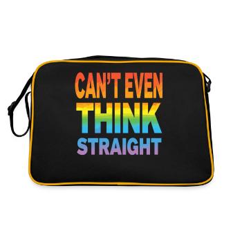Pride LGBTQ Pride Rainbow Pride Gay Pride Lgbtq - Retro Bag - black/gold - Back