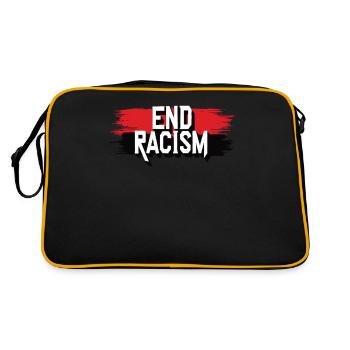 Antiracisme, égalité et diversité - Sac Retro - noir/or - Dos