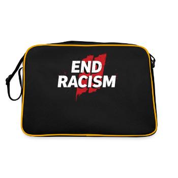 Antiracisme, égalité et diversité - Sac Retro - noir/or - Dos