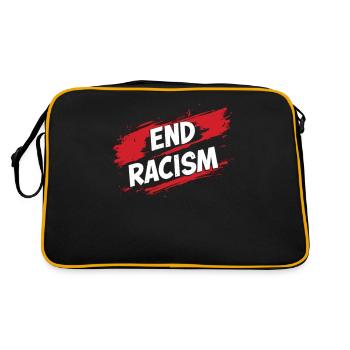 Antiracisme, égalité et diversité - Sac Retro - noir/or - Dos