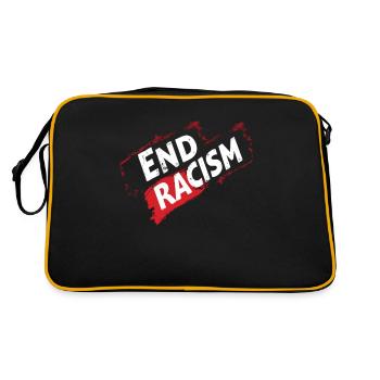 Antiracisme, égalité et diversité - Sac Retro - noir/or - Dos