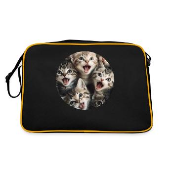 Amerikanisch Kurzhaar - Retro Tasche - Schwarz/Gold - Hinten