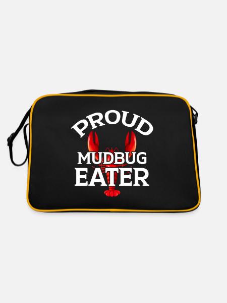 Crawfish Gifts - Retro Tasche - Schwarz/Gold