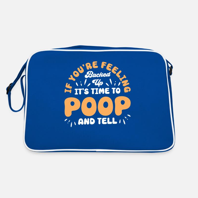 Funny Cooped Mir Badezimmer meme Retro Tasche
