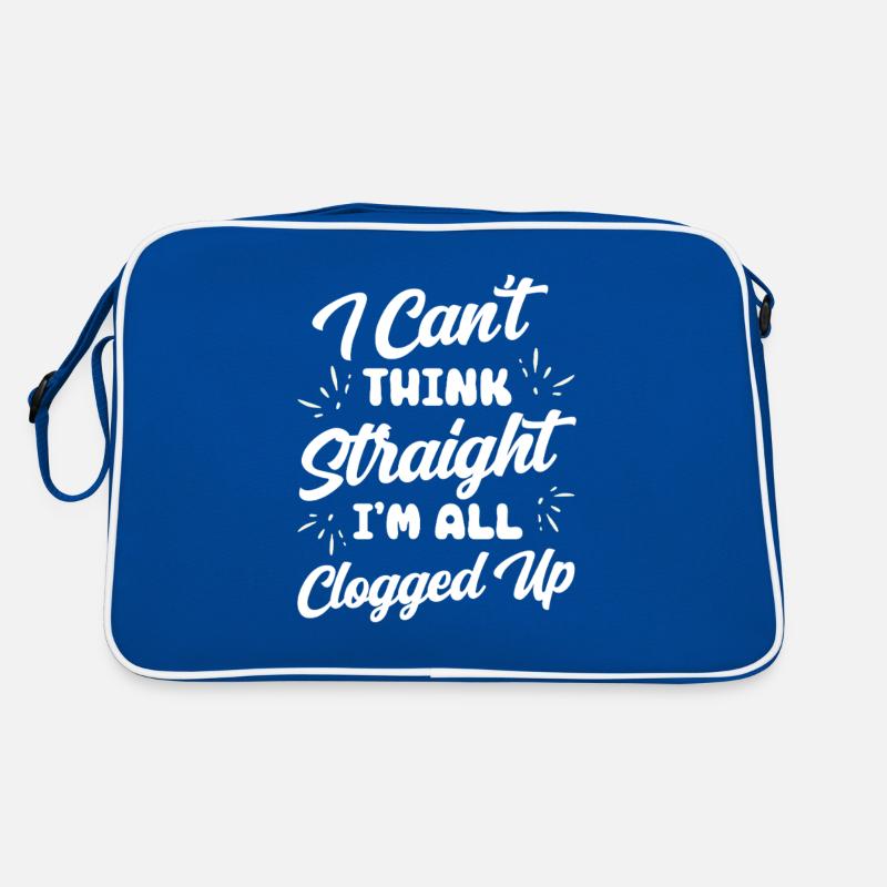 Funny Cooped Mir Badezimmer meme Retro Tasche