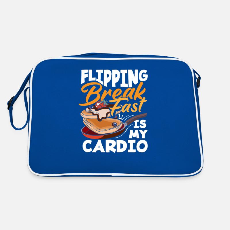 Pfannkuchen Flipping Breakfast Is My Cardio Retro Tasche