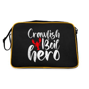 Crawfish Gifts - Retro Bag - black/gold - Back