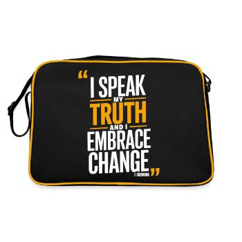 Signe du zodiaque du caractère Gémeaux : Speak My - Sac Retro - noir/or - Dos