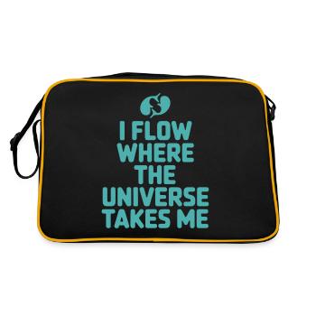 Citation de l’univers du zodiaque du personnage des Poissons - Sac Retro - noir/or - Dos