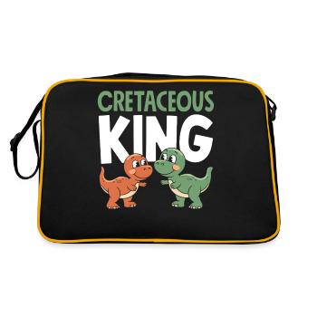 Décorations de fête de dinosaures - Sac Retro - noir/or - Dos