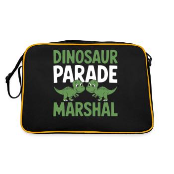Décorations de fête de dinosaures - Sac Retro - noir/or - Dos