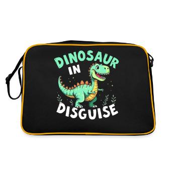 Décorations de fête de dinosaures - Sac Retro - noir/or - Dos