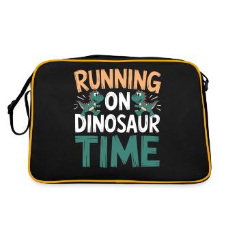Décorations de fête de dinosaures - Sac Retro - noir/or - Dos