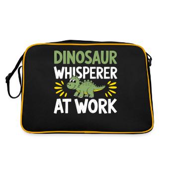 Décorations de fête de dinosaures - Sac Retro - noir/or - Dos
