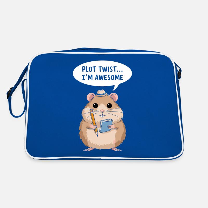 Hamster Author: Plot Twist... I'm great Retro Bag