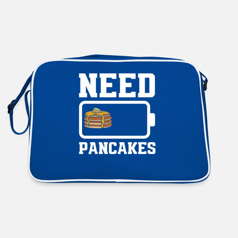 pancakes need energy for breakfast Retro Bag