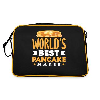 Crêpes Meilleur Crêpier - Sac Retro - noir/or - Dos
