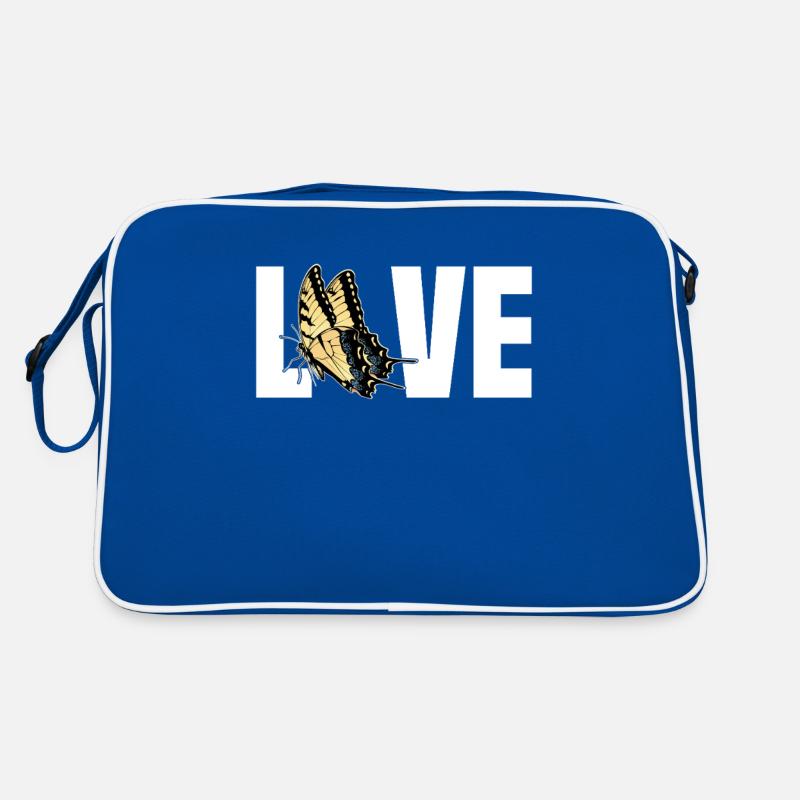 Tiger Swallowtails Sind Eine Mädchen Beste Retro Tasche