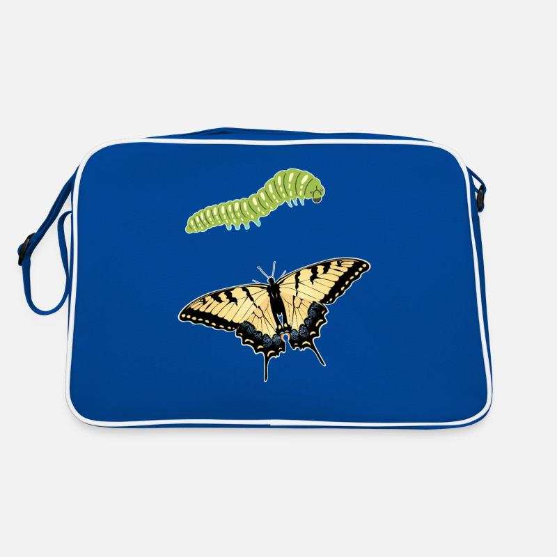 Tiger Swallowtails Sind Eine Mädchen Beste Retro Tasche