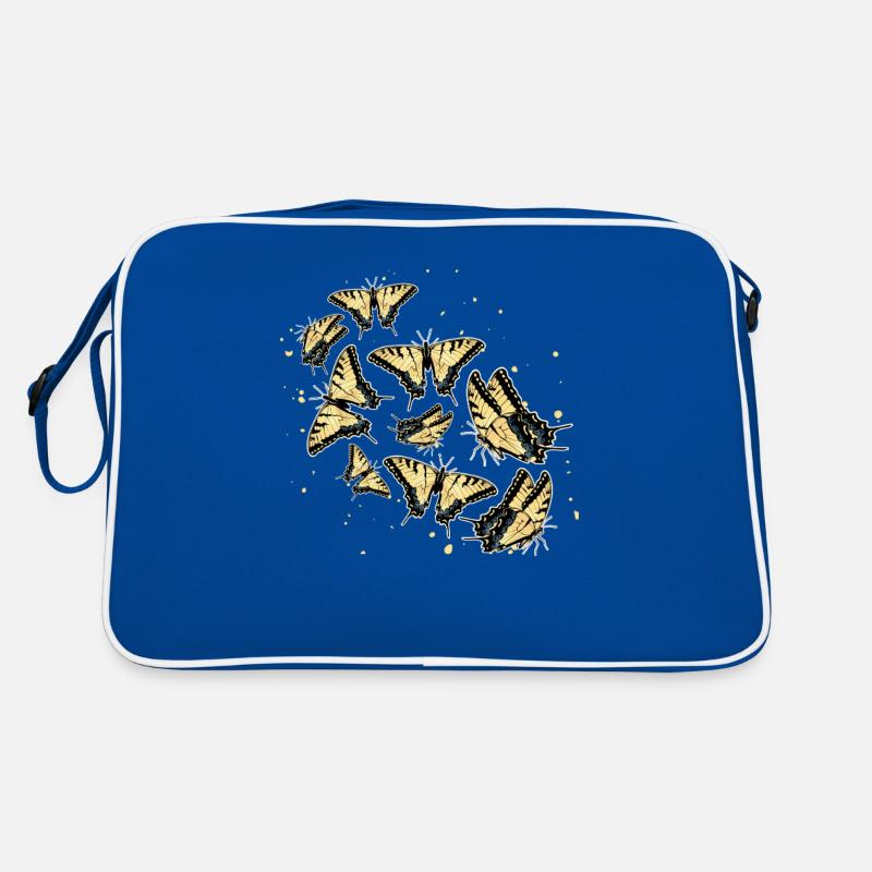 Tiger Swallowtails Sind Eine Mädchen Beste Retro Tasche