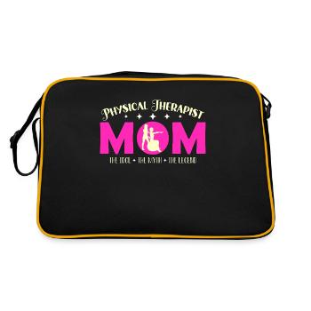 Physical Therapist Mom The Idol The Chiropractic - Retro Bag - black/gold - Back