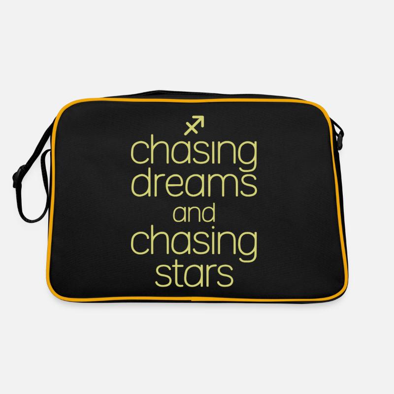 Sagittarius Zodiac Chasing Dreams Chasing Stars Retro Bag