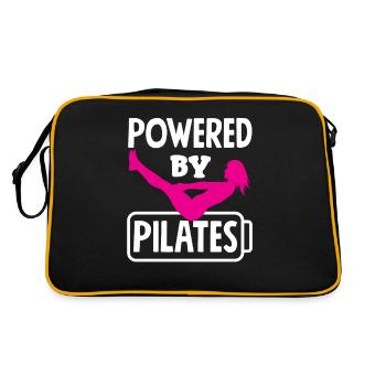 Motivation pour le Pilates : propulsé par le Pilates - Sac Retro - noir/or - Dos