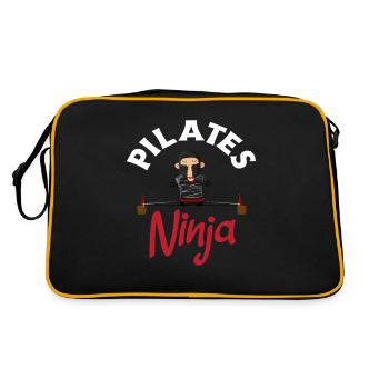 Pilates Ninja Motivation pour vos exercices - Sac Retro - noir/or - Dos