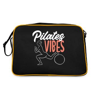 Inspiration Pilates Vibes pour votre pratique - Sac Retro - noir/or - Dos