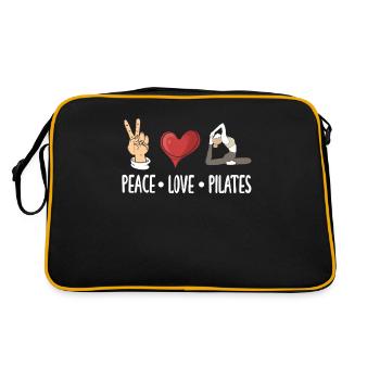 Pilates Paix Amour Pilates Équilibre - Sac Retro - noir/or - Dos