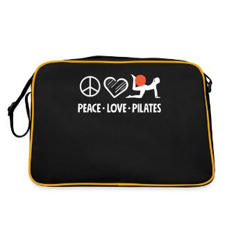Pilates Paix Amour Pilates - Sac Retro - noir/or - Dos